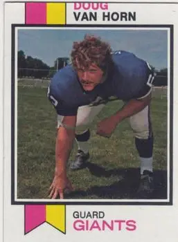 1973 Topps #142 - Doug Van Horn - New York Giants