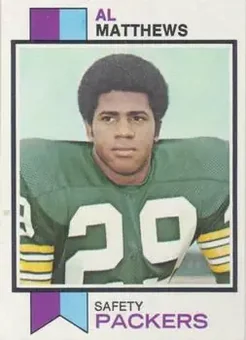 1973 Topps #143 - Al Matthews - Green Bay Packers