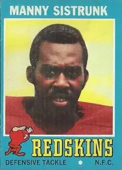 1971 Topps #192 - Manny Sistrunk - Washington Redskins