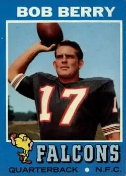1971 Topps #195 - Bob Berry - Atlanta Falcons