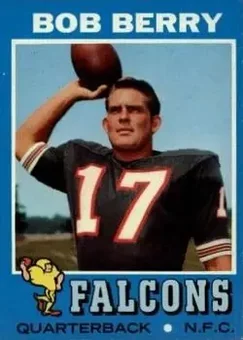 1971 Topps #195 - Bob Berry - Atlanta Falcons