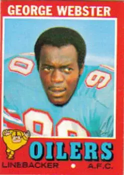 1971 Topps #197 - George Webster - Houston Oilers