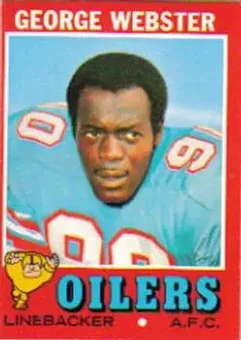 1971 Topps #197 - George Webster - Houston Oilers