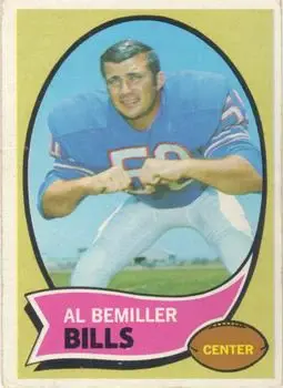 1970 Topps #191 - Al Bemiller - Buffalo Bills - Front