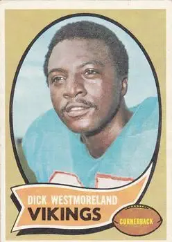 1970 Topps #192 - Dick Westmoreland - Minnesota Vikings - Front