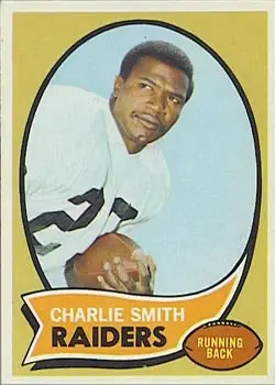 1970 Topps #199 - Charlie Smith - Oakland Raiders - Front 1970 Topps #199 - Charlie Smith - Oakland Raiders - Front