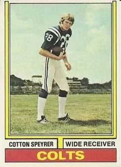 1974 Topps #172 - Cotton Speyrer - Baltimore Colts