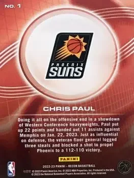 Back of Chris Paul