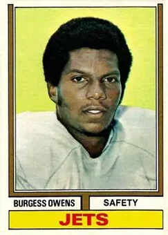 1974 Topps #175 - Burgess Owens - New York Jets