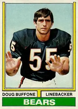 1974 Topps #177 - Doug Buffone - Chicago Bears