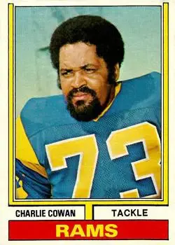 1974 Topps #178 - Charlie Cowan - Los Angeles Rams - Front 1974 Topps #178 - Charlie Cowan - Los Angeles Rams - Front