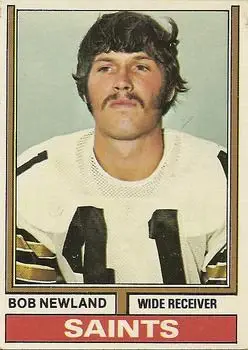 1974 Topps #179 - Bob Newland - New Orleans Saints