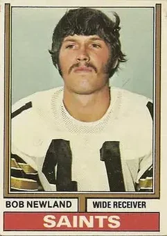 1974 Topps #179 - Bob Newland - New Orleans Saints