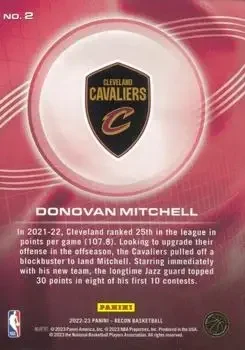 Back of Donovan Mitchell