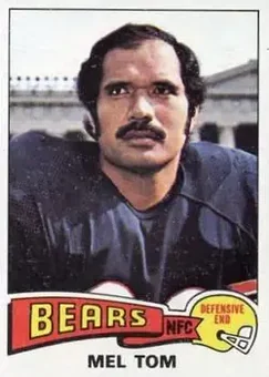 1975 Topps #184 - Mel Tom - Chicago Bears