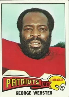 1975 Topps #186 - George Webster - New England Patriots