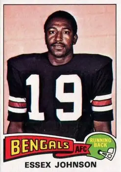 1975 Topps #188 - Essex Johnson - Cincinnati Bengals