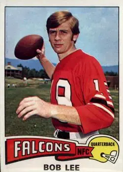 1975 Topps #189 - Bob Lee - Atlanta Falcons - Front