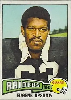1975 Topps #190 - Eugene Upshaw - Oakland Raiders