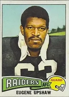 1975 Topps #190 - Eugene Upshaw - Oakland Raiders