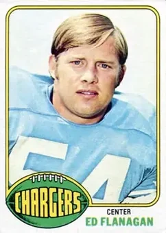 1976 Topps #157 - Ed Flanagan - San Diego Chargers