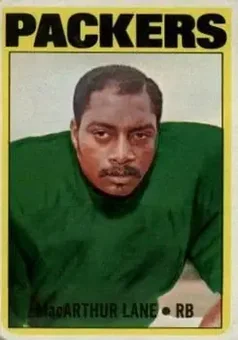 1972 Topps #151 - MacArthur Lane - Green Bay Packers