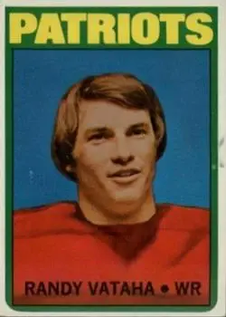 1972 Topps #158 - Randy Vataha - New England Patriots