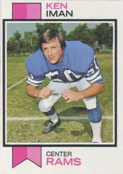 1973 Topps #152 - Ken Iman - Los Angeles Rams