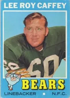 1971 Topps #203 - Lee Roy Caffey - Chicago Bears
