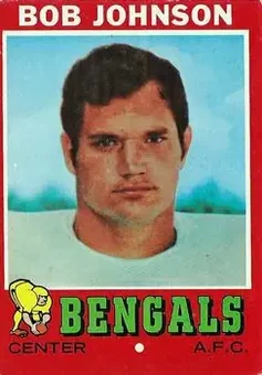 1971 Topps #208 - Bob Johnson - Cincinnati Bengals