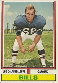 1974 Topps #183 - Joe DeLamielleure - Buffalo Bills