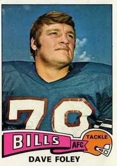 1975 Topps #198 - Dave Foley - Buffalo Bills