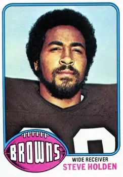1976 Topps #167 - Steve Holden - Cleveland Browns - Front 1976 Topps #167 - Steve Holden - Cleveland Browns - Front