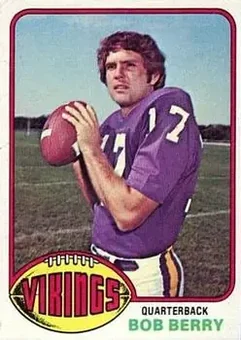 1976 Topps #169 - Bob Berry - Minnesota Vikings