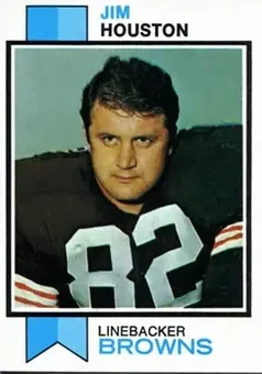 1973 Topps #163 - Jim Houston - Cleveland Browns