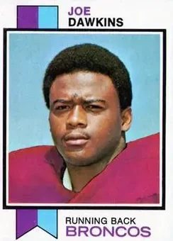 1973 Topps #164 - Joe Dawkins - Denver Broncos