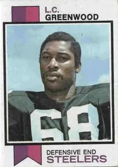 1973 Topps #165 - L.C. Greenwood - Pittsburgh Steelers