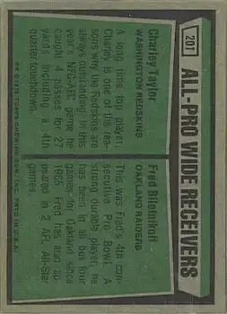 1975 Topps #201 - Card #201 - Back 1975 Topps #201 - Card #201 - Back