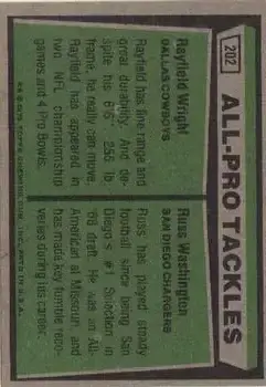 1975 Topps #202 - Card #202 - Back 1975 Topps #202 - Card #202 - Back