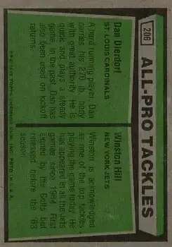 1975 Topps #206 - Card #206 - Back 1975 Topps #206 - Card #206 - Back