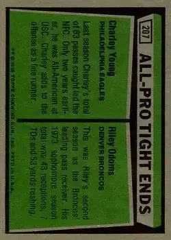 1975 Topps #207 - Card #207 - Back 1975 Topps #207 - Card #207 - Back
