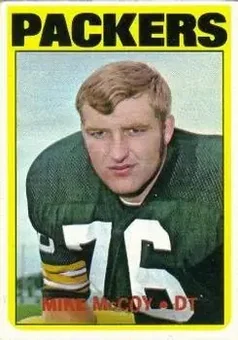 1972 Topps #172 - Mike McCoy - Green Bay Packers