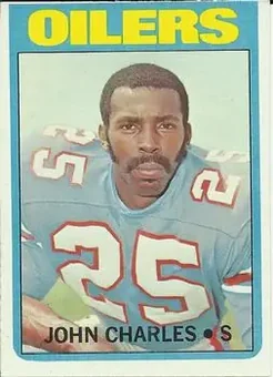 1972 Topps #176 - John Charles - Houston Oilers