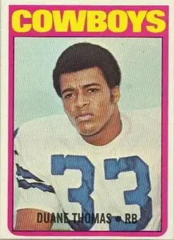 1972 Topps #180 - Duane Thomas - Dallas Cowboys 1972 Topps #180 - Duane Thomas - Dallas Cowboys