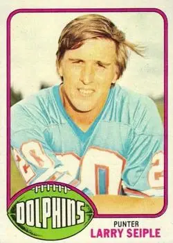 1976 Topps #172 - Larry Seiple - Miami Dolphins