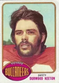 1976 Topps #178 - Durwood Keeton - Tampa Bay Buccaneers