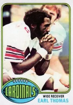 1976 Topps #179 - Earl Thomas - St. Louis Cardinals - Front 1976 Topps #179 - Earl Thomas - St. Louis Cardinals - Front