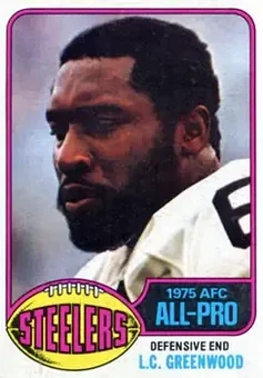 1976 Topps #180 - L.C. Greenwood - Pittsburgh Steelers