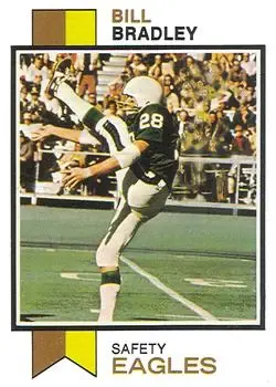 1973 Topps #170 - Bill Bradley - Philadelphia Eagles