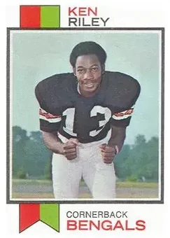 1973 Topps #171 - Ken Riley - Cincinnati Bengals